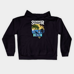 I Love the Beach Life Kids Hoodie